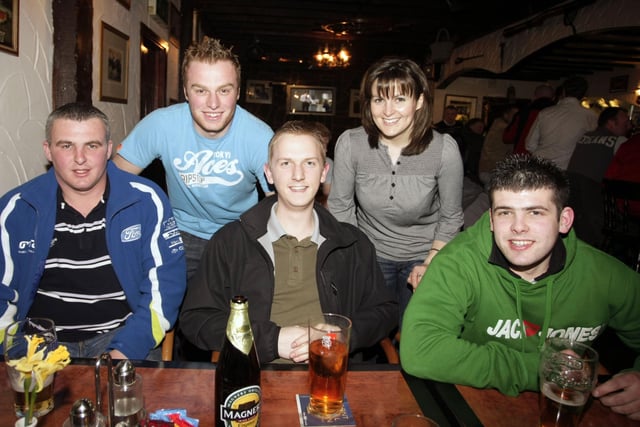 This team took part in a quiz held at the Scenic Inn in 2009 and organised by Kilraughts YFC