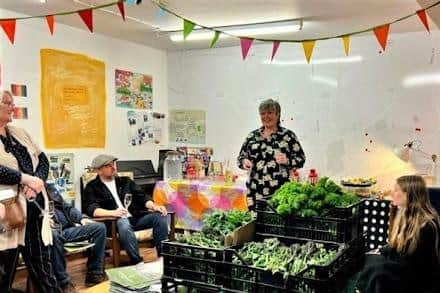 Lee Robb, board member of Carrick Greengrocers, at the share offer launch.