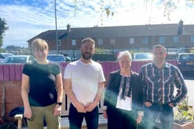 Christine Connolly,  Andy Williamson, Wendy Gardiner and Iain ‘Dino’ Uprichard are getting ready for The 4-Peaks Challenge in aid of the Re-Imagining Shankill Project.