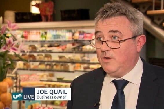 Joe Quail was interviewed on UTV Live.