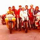 Gerry Barron (69) with his racing friends