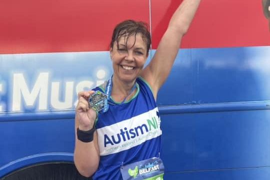 Rowena Meneely running for Autism NI raised £1,126
