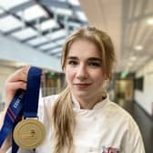 SERC student Maria Kuaitze was awarded a Gold Medal in the Confectionery and Patisserie competition