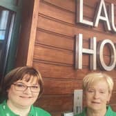 Elizabeth Gray and Eileen Black who have devoted over 25 years to volunteering between them are supporting the Northern Trust’s appeal for new volunteer drivers. CREDIT NORTHERN TRUST