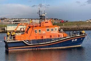 Portrush lifeboat. Credit: Judy Nelson, Portrush RNLI