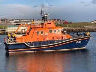 Portrush lifeboat. Credit: Judy Nelson, Portrush RNLI