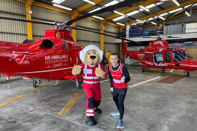 Paulo Ross from Cool FM is part of the Belfast Marathon Relay Team