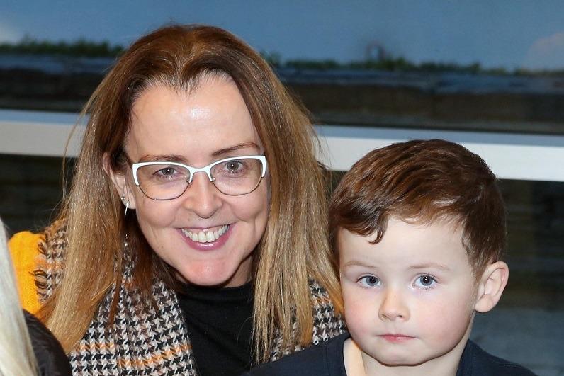 Councillor Cara McShane pictured with Aodhan Watson.