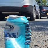 Police spotted the defendant drinking from a can of Rockshore while he was driving. Picture: PSNI