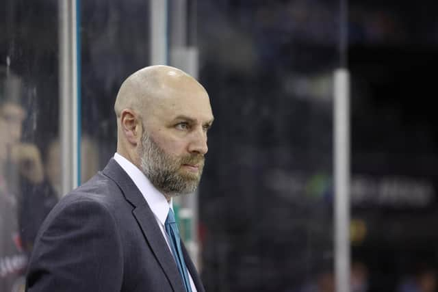 Belfast Giants assistant coach George Awada during a CHL at the SSE Arena, Belfast. Picture: @Press Eye/Darren Kidd