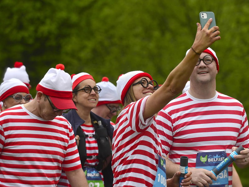Dressing up was part of the fun for some runners.