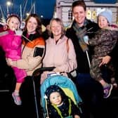 The Spence family enjoying festive treats, lights and sounds at the Ballyclare switch-on.