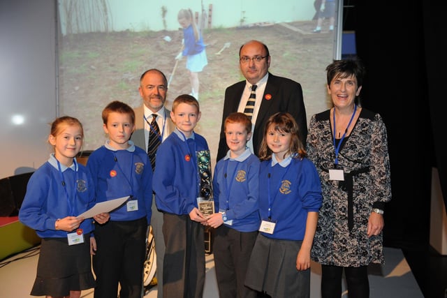 The staff and pupils of Ballinderry Primary were delighted to win an award at the Impact 2010 Youth Sustainability and Environment Awards in the Waterfront Hall