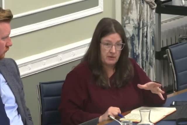 Alliance MLA Kellie Armstrong made controversial comments about civil servants during a recent Stormont committee.