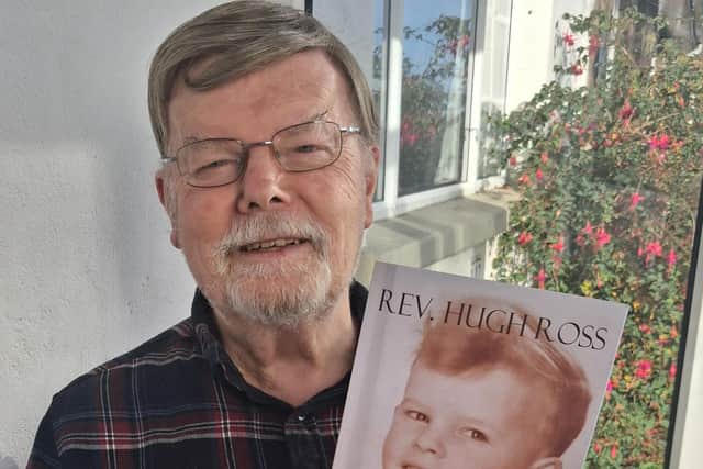 Rev Hugh Ross with his new autobiography 'Wee Hughie – A Lifetime of Stories', which will be officially launched in Cookstown Library on Saturday, November 7 between 2pm and 3pm. Credit: Supplied