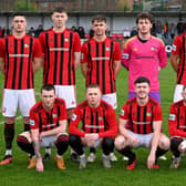 The class of '24. With two games to play, Banbridge Town can still make it into the Premier Intermediate League's top six. Picture: Colin Lavery.