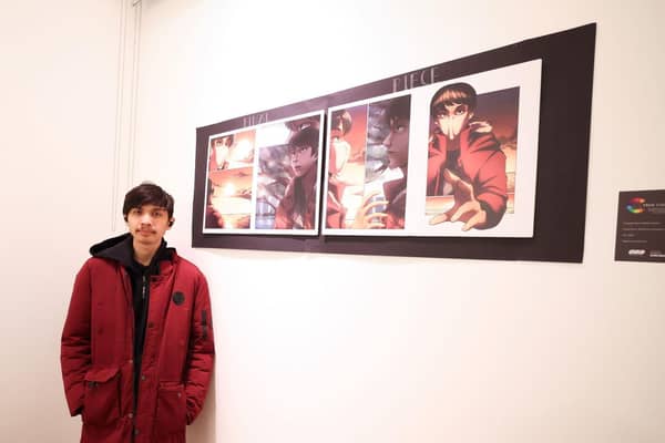 GCSE Art North Coast Integrated College student Matthew Acosta
