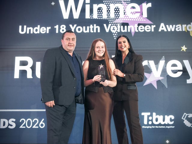 Winner of the Under-18 Youth Volunteer Award, sponsored by Armagh Credit Union, Ruby Harvey.