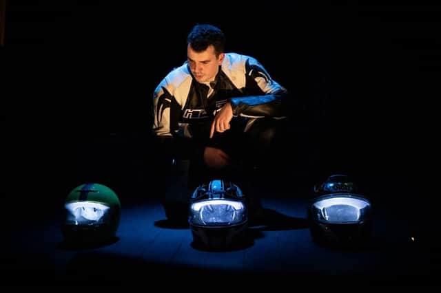 North coast actor Andrew McCracken stars in the play 'The Safety Catch' about road racing royalty, the Dunlop family. Credit Andrew McCracken
