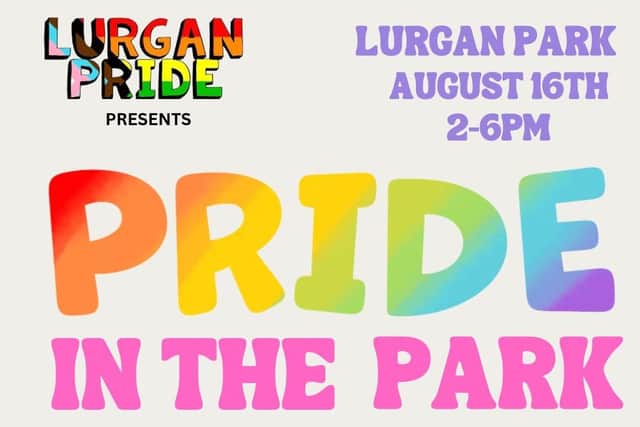Pride in the Park starts after the Lurgan Pride Parade on August 16.