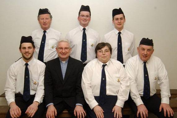 Officers and Guests pictured at Stewartstown Boys Brigade annual display held back in 2007.