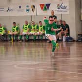 Micheál McCloy in action for Team Ireland during the SUDS Euro’s.