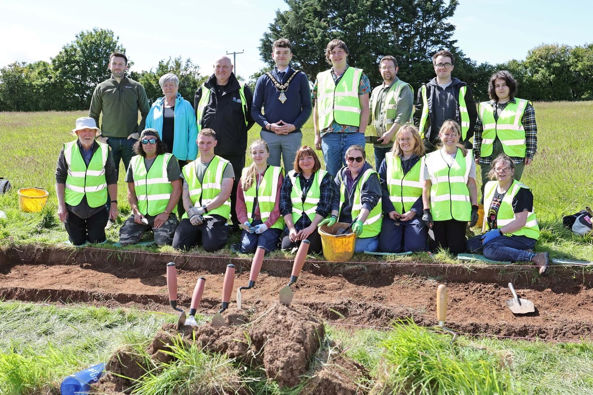 The search begins to uncover the remains of a hidden Ballycastle castle