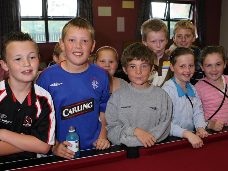 Attending Greenisland and Knockagh Youth Centre's summer scheme was this group of young people. ct28-053tc