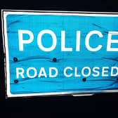 PSNI Road closed.