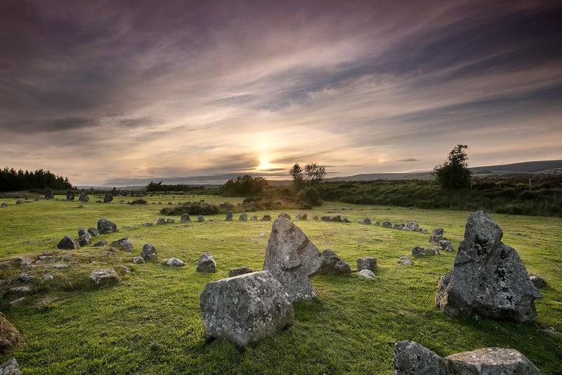 Beaghmore Stone Circles, dating from the Bronze Age, and about eight miles from Cookstown, would be well worth a visit if you like ancient history. The site was discovered by Draperstown man, George Barnett, while peat cutting back in the 1930s.