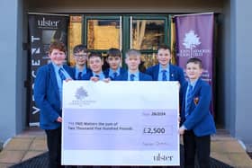 FND Matters will receive £2,500 thanks to the efforts of students at Clounagh JHS in Portadown, Co Armagh at The John Wilson Memorial Trust School Charity Challenge.
