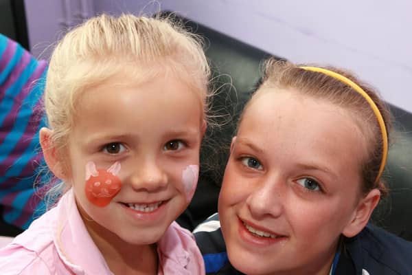Katie Blackwood pictured with Gabrielle Thompson at Greenisland and Knockagh Youth Centre's summer scheme. Ct29-015tc