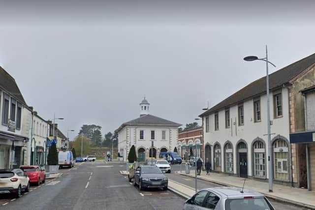 General view of Antrim High Street. Photo by: Google