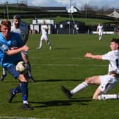 Rathfriland’s Matthew Holloway - struck twice in the 6-0 win against Portstewart.