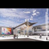 Artist's impression of the redevelopment at Dundonald International Ice Bowl.  Photo: Lisburn and Castlereagh City Council