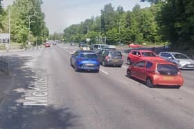 A road safety improvement scheme at the McKinstry Road/The Cutts/Derriaghy Road junction is expected to be completed this summer. Pic credit: Google