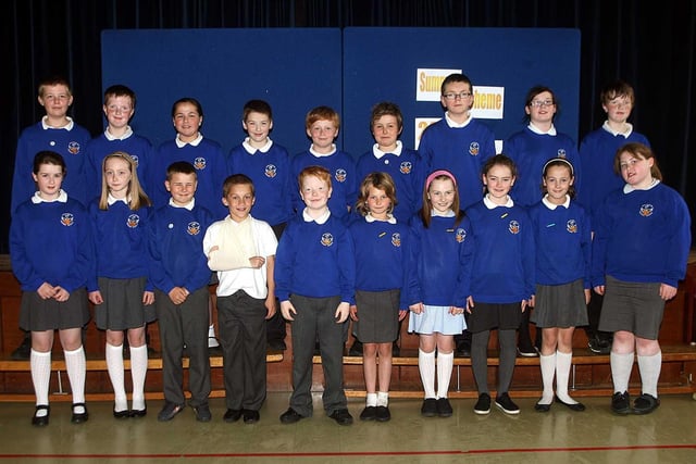 Knockmore Primary School Primary Seven Class in 2012