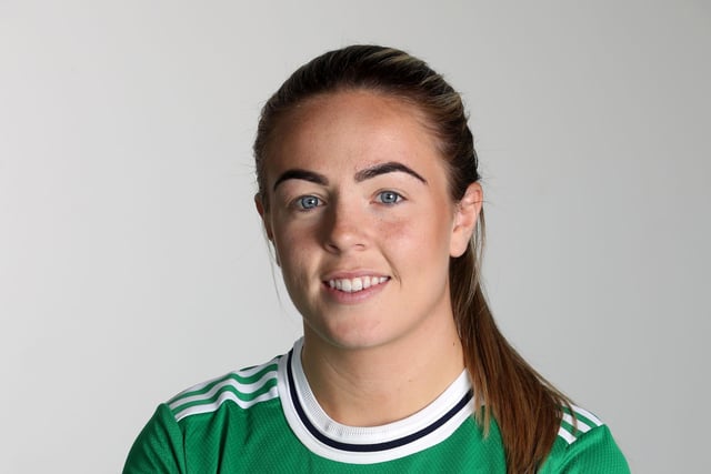 Born and raised in Magherafelt, Simone Magill has represented Northern Ireland at multiple youth levels throughout her career and made her senior international debut at the age of 15. At 18, Magill made the move from Mid-Ulster F.C to FA Women’s Super League team Everton where she was the first female Northern Irish footballer to sign a full-time contract. She currently plays for Aston Villa.