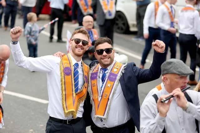 Enjoying the Twelfth celebrations in Ballymena in 2024. Photo: Steven McAuley / McAuley Multimedia
