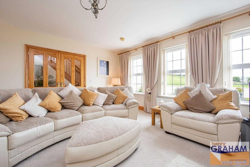 This detached country property is on the market now