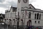 Ballyclare Town Hall.  Pic by Local Democracy Reporting Service