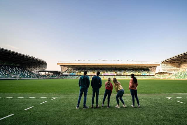 If your dad is a big fan of football, give him the experience of a lifetime with an Irish FA tour around Windsor Park.
Every attendee is guaranteed to leave with a new-found appreciation and pride for the country’s contribution to sport, as well as the memories of walking around the iconic stadium.
For more information, go to irishfa.com/irish-fa-tours