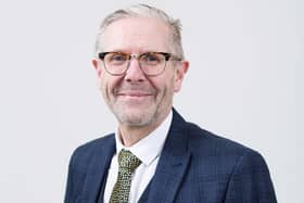 Professor David Jones receives an MBE. Photo provided by Queen's University Belfast.