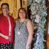 ​Organiser Jane Russell with Deputy First Minister, Emma Little-Pengelly.