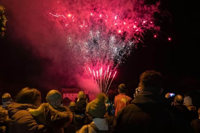 Fireworks displays are key to many of the borough's Halloween celebrations, such as this display during a previous 'Hallowena' at The People's Park, Ballymena (pictured).  Photo: Mid and East Antrim Borough Council