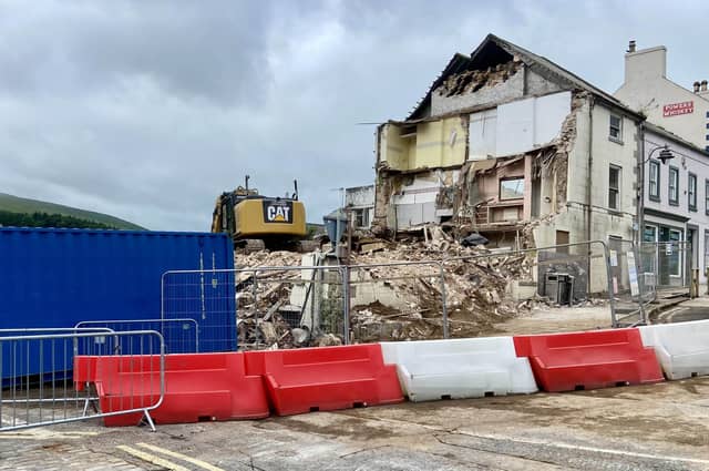 The Antrim Arms in Ballycastle which has been demolished.