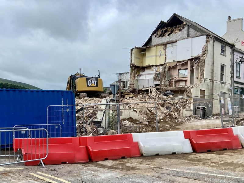 The Antrim Arms in Ballycastle which has been demolished.