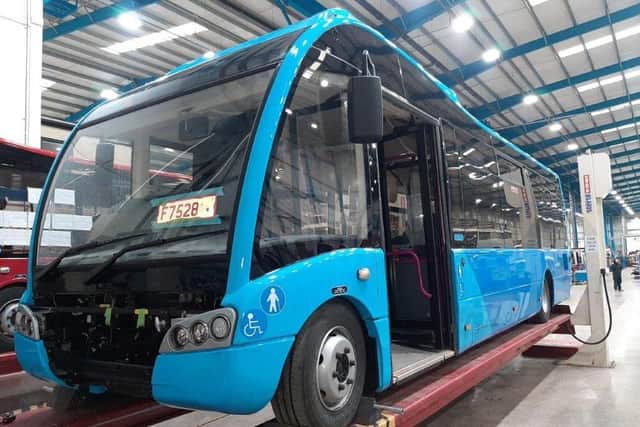 New zero emission battery-electric buses will be heading into operation on Translink's Coleraine town services and on the Giants Causeway shuttle bus service.