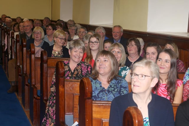 Congregation members pictured at the  Service of Installation for Toberkeigh and Ramoan Congregations at Toberkeigh Presbyterian church on Friday evening 