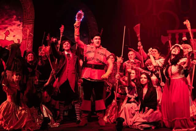 A scene from Portrush Music Society's Belle in Beauty and the Beast which has been nominated for Best Show. CREDIT JOHN PURVIS